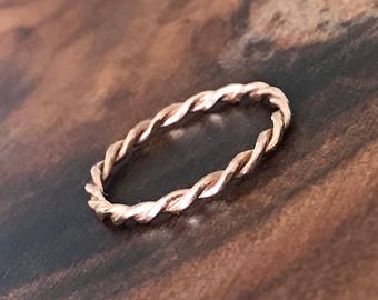 Rope Wedding Band - Ready to Ship