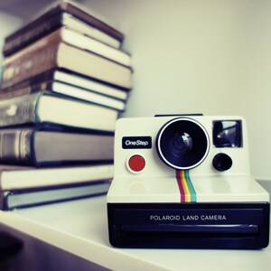 Polaroid Camera SX-70 Rainbow OneStep - Film Tested Working