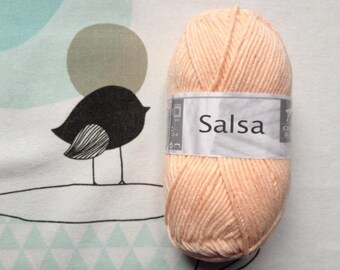 WOOL SALSA Marshmallow - white horse