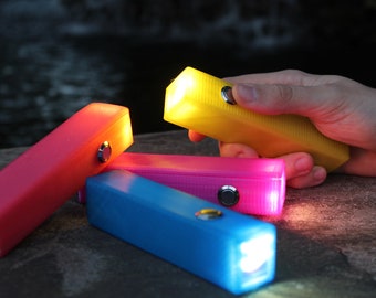 3D Printed Rechargeable LED Flashlight