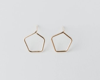 goldplated silver earrings