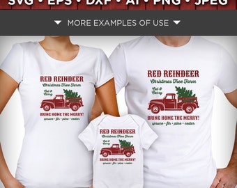 Christmas Truck Svg - Christmas Sign SVG - Tree Truck SVG - Christmas Tree Farm Sign SVG - Tree Farm Svg File - 055