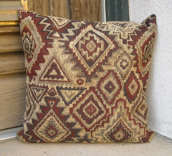 Southwestern pillow cover. Taos made. 16 x 16 to 24 x 24.