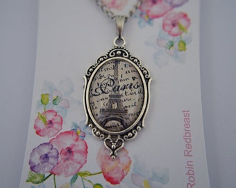 Paris Eiffel Tower necklace