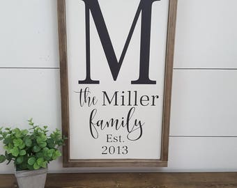 Last Name Established Sign, Last Name Sign Established, Last Name Sign, Family Established, Established Sign, Name Sign Wood, Wedding Sign