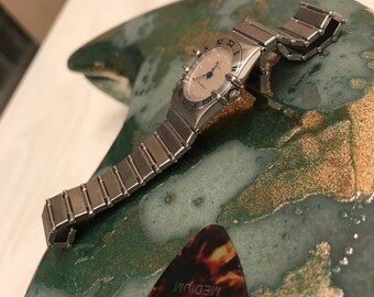 Classic Omega Constellation ladies watch in stainless steel in immaculate condition .