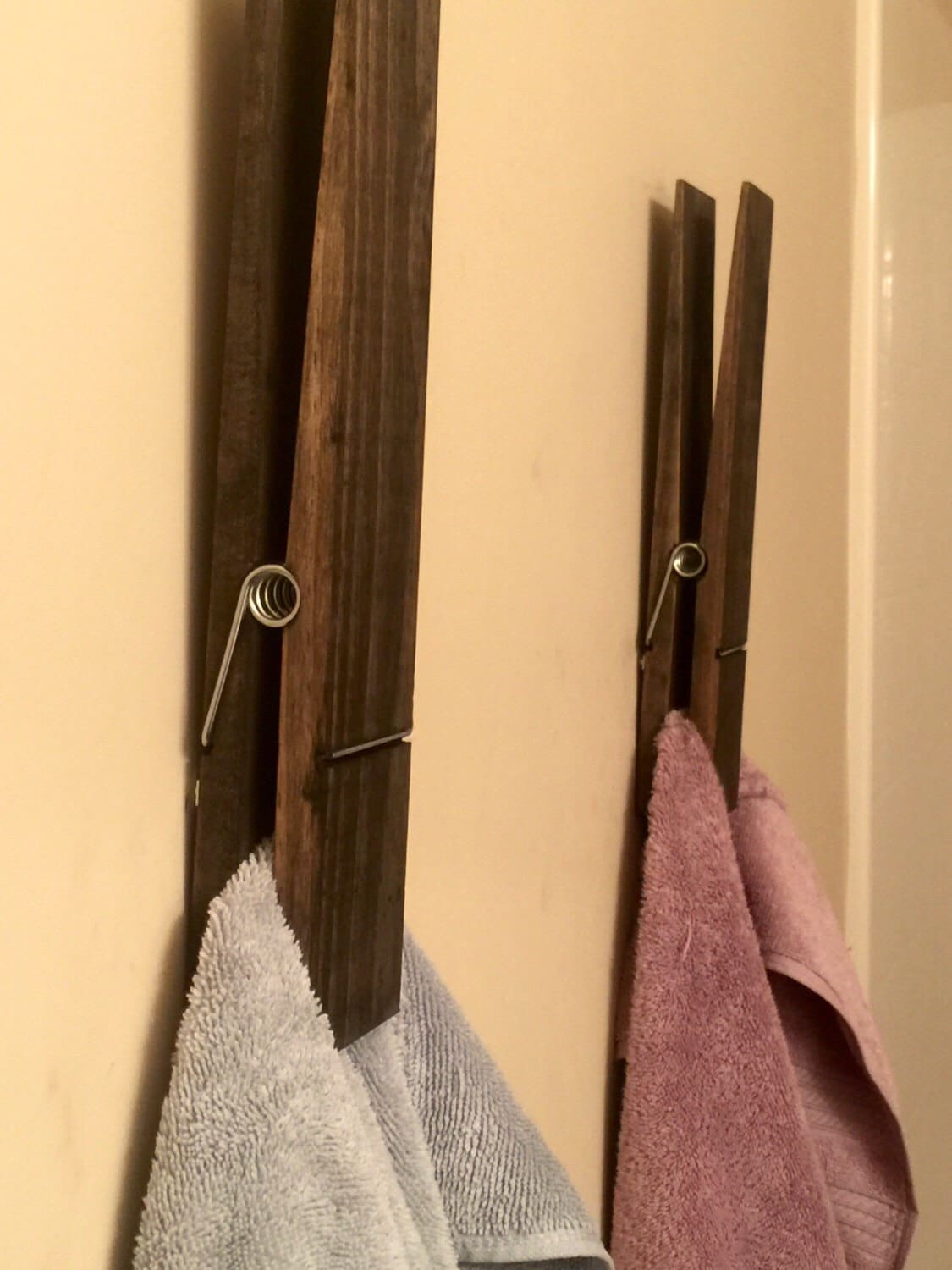 Clothespin Towel Holder-Large 12 & 9 Bathroom