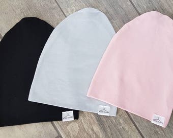 Slouchy Beanie Toque - stretchy jersey - children / baby accessories