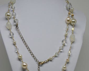 Charming Lucite Beaded Necklace