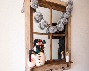 Pom Pom Garland / Super Bulky / Grey Marble Garland