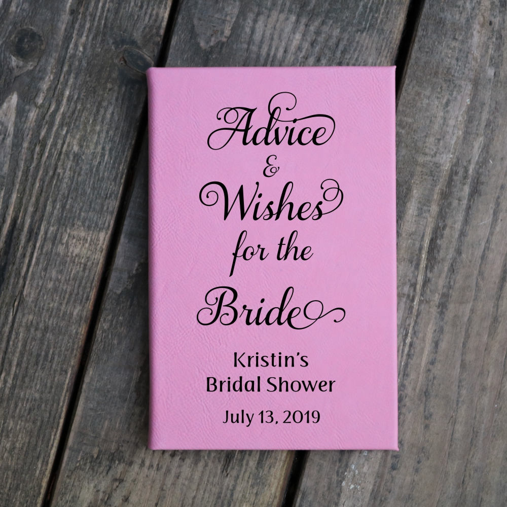 engraved bridal shower guest