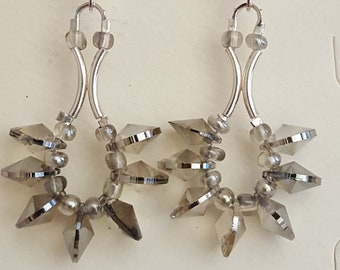 Silver Disc Earrings