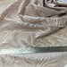 35 x 50 cm / 14 x 20" — patterned semi-sheer stretchy mesh w/ satinized texture, light rosewood — 11.5 cm / 4.5" wide opaque section
