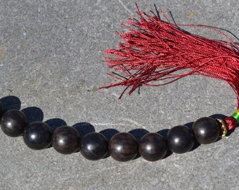 Buri seed chaplet style hand mala C022