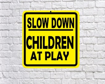 Slow Children Sign 