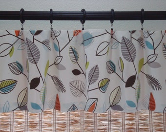 Covington Carson Fiesta Valance Kitchen Curtain Kitchen Valance Modern Valance Unlined