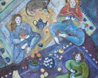 Fine Art Print- Quilt Picnic