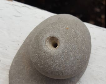 Lake Stone Cairn / Loose Sculpture, Rock Garden Decoration, natural art