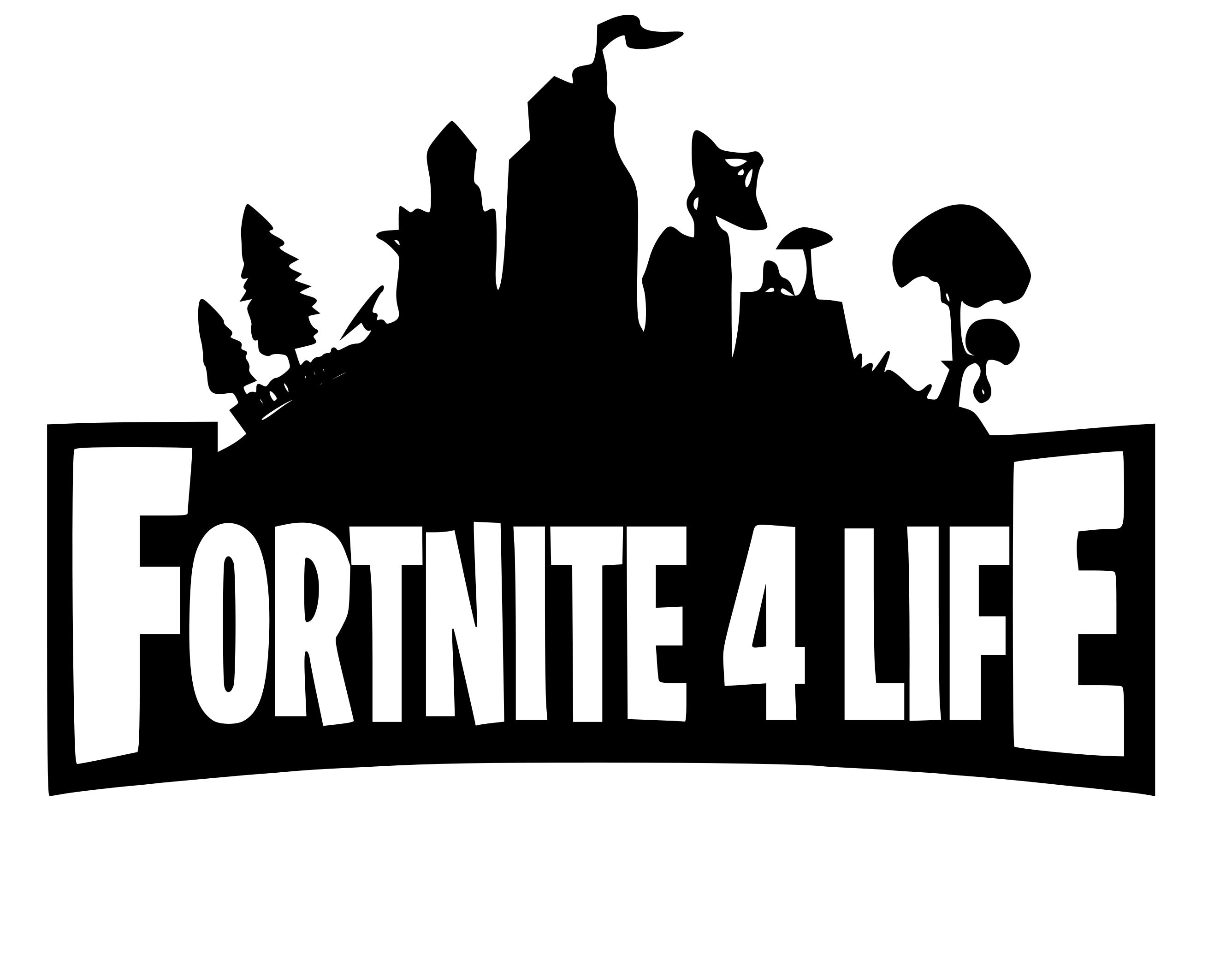 Download Fortnite 4 Life SVG File