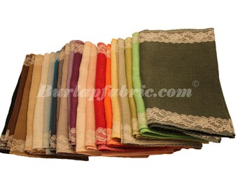Colored Burlap Runner 14" x 108"