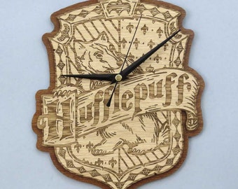 Harry Potter Clock / Hufflepuff Clock