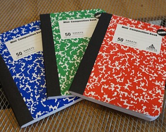 3 Mini Notebooks / Blank Journals