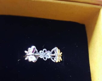 Sterling Silver Butterfly Ring