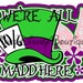 Disney SVG clipart Mad Tea Party Title Alice In Wonderland Disneyland Disney World Scrapbook Cricut Silhouette Print then Cut