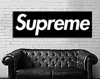 04Bk Poster Mural Supreme Large Printed on 8mil Paper
