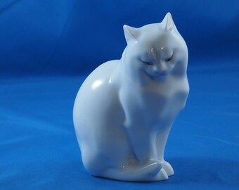 Herend Porcelain Cat Figurine
