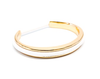 Hair Tie Bracelet, Hair Tie Bracelet Holder - Classic Design Steel Gold