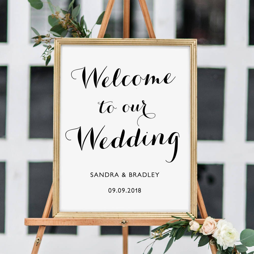 Free Printable Wedding Sign Templates Free Printable Wedding Sign Templates