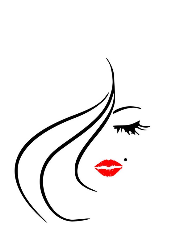 Download Sexy woman face svg file Marilyn Monroe svg svg file dxf