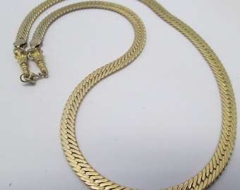 Vintage Necklace yellow Gold toned 24 " chain no markings