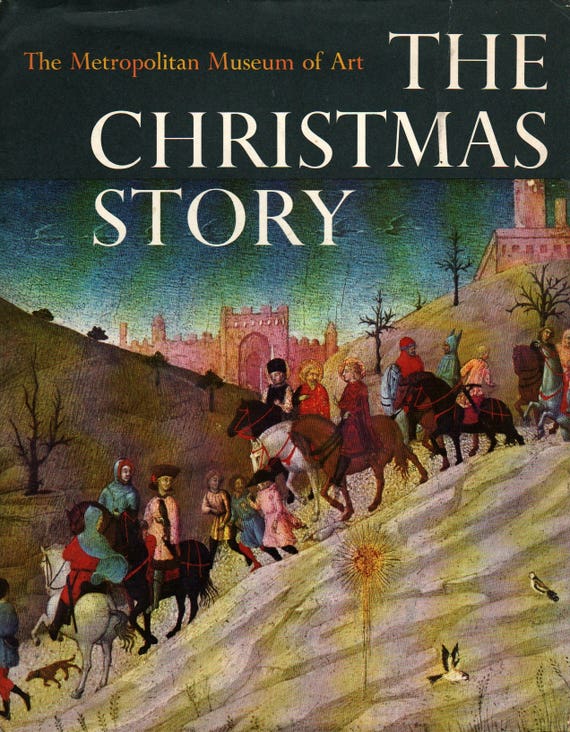 The Christmas Story from the Gospels of Matthew & Luke – The Metropolitan Museum of Art + 1966 + Vintage Kids Book