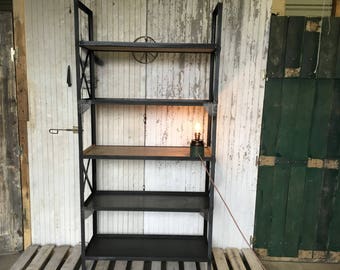 Large industrial bookcase