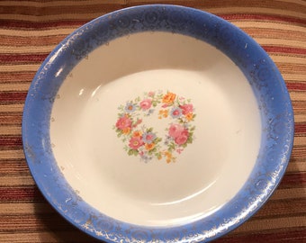 Hawaiian Blue Antique Bowl