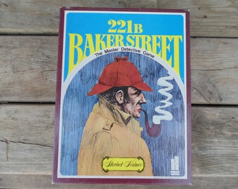 221 B Baker Street Master Detective Board Game 1978 Sherlock Holmes