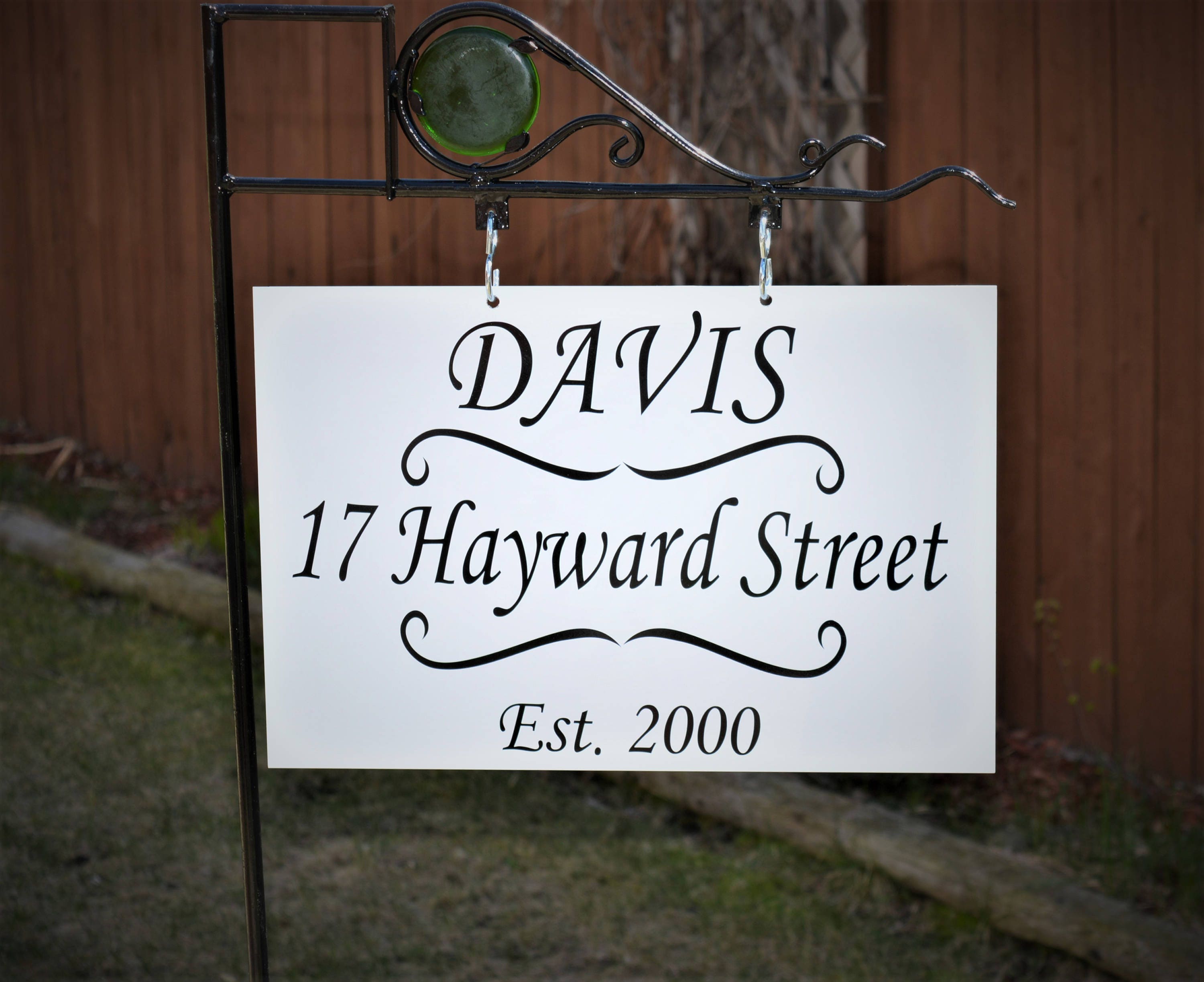 Outdoor Sign Metal Yard Sign With Steel Post Family Name   Il Fullxfull.1245334032 Dccy 