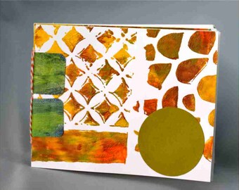 Artstart Travel 8- expanded handmade monoprinted travel art journal by artist lisaellen