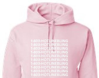 1-800-HOTLINEBLING - HOODIE SWEATSHIRT - Drake