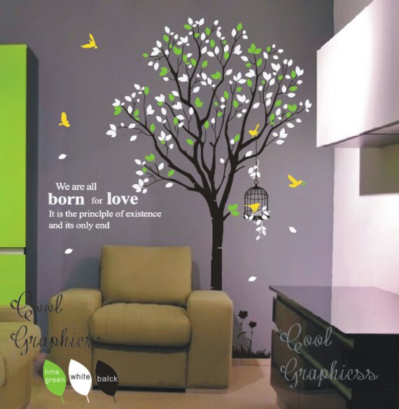 baum abziehbild kinderzimmer wand aufkleber vinyl aufkleber baby mdchen kinderzimmer wand aufkleber kinder wand dekor grobaum vgel mit kfig - Wande Kinderzimmer baum abziehbild kinderzimmer wand aufkleber vinyl aufkleber baby mdchen kinderzimmer wand aufkleber kinder wand dekor grobaum vgel mit kfig - Wande Kinderzimmer