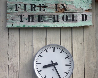 Large industrial wall clock
