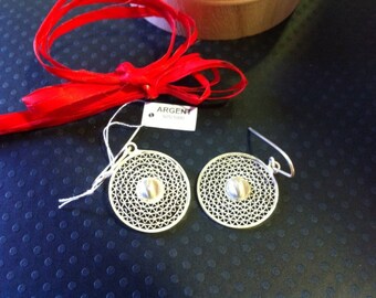 Earrings "Purple Dome"