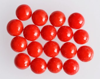 5mm Round Shape Top Quality Red Coral Lot Cabochon, Wholesale Lot, Designer Jewellery Making Gemstone, Red Coral Suppliers, Affordable Price
