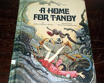Vintage 1971 book A Home for Tandy by Audrey & Harvey Hirsch illustrated by Tim and Greg Hildebrandt Platt and Munk very nice condition