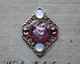Lavender Swirl - ATS or Tribal Fusion Belly Dance Bindi