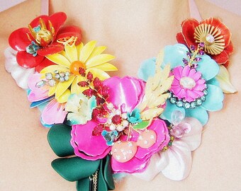 Color me happy - OOAK Neckpiece - Ready to ship xx