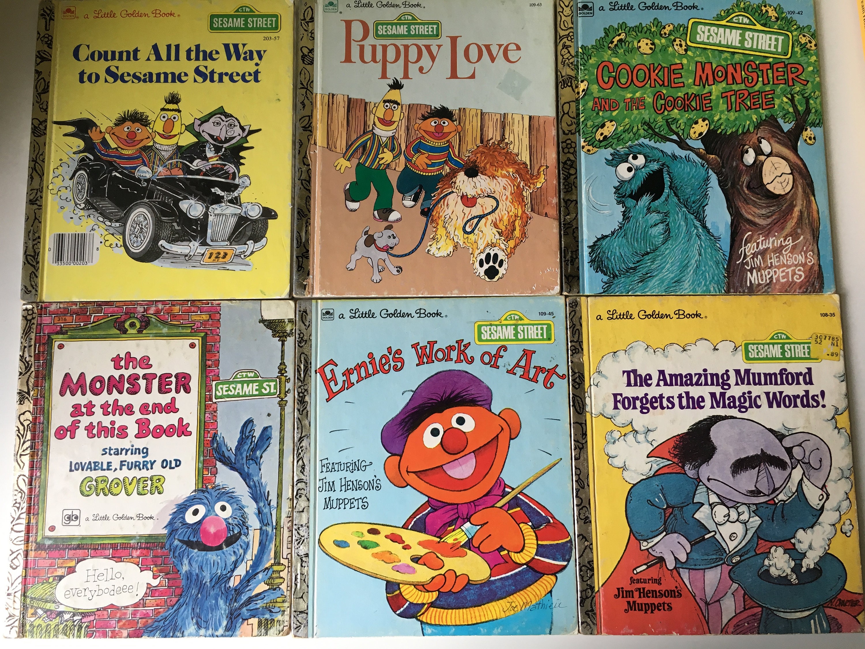 Little Golden Books Sesame Street children's picture books