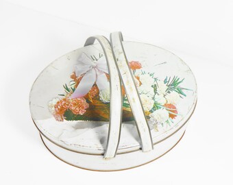 Vintage Two Handle Tin - Biscuit Tin